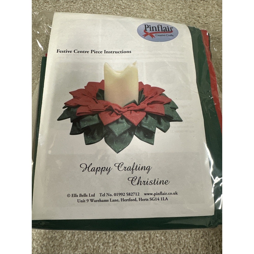 Pin Flair Festive Centre Piece Happy Crafting Christine With Instructions